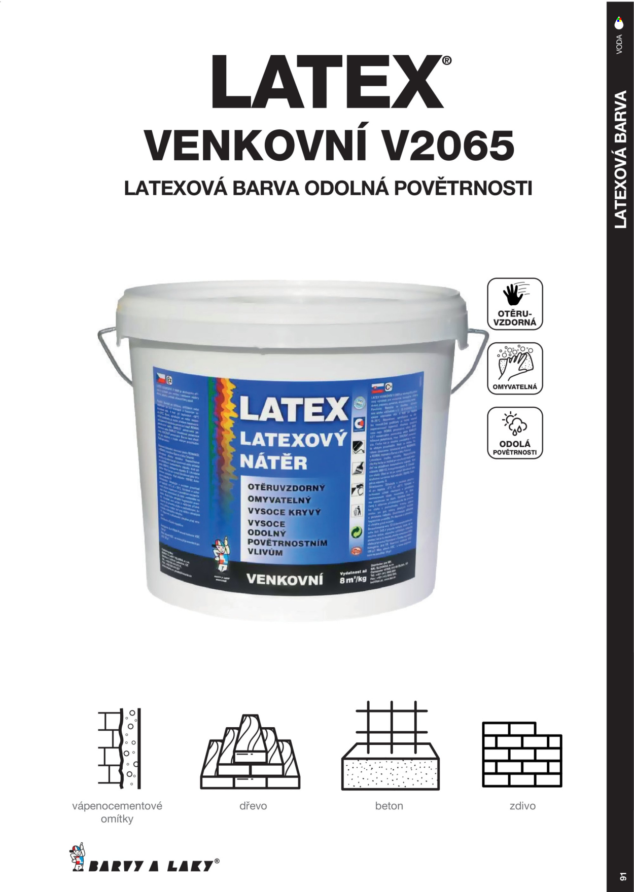 Leták Barvy a laky. Strana 65