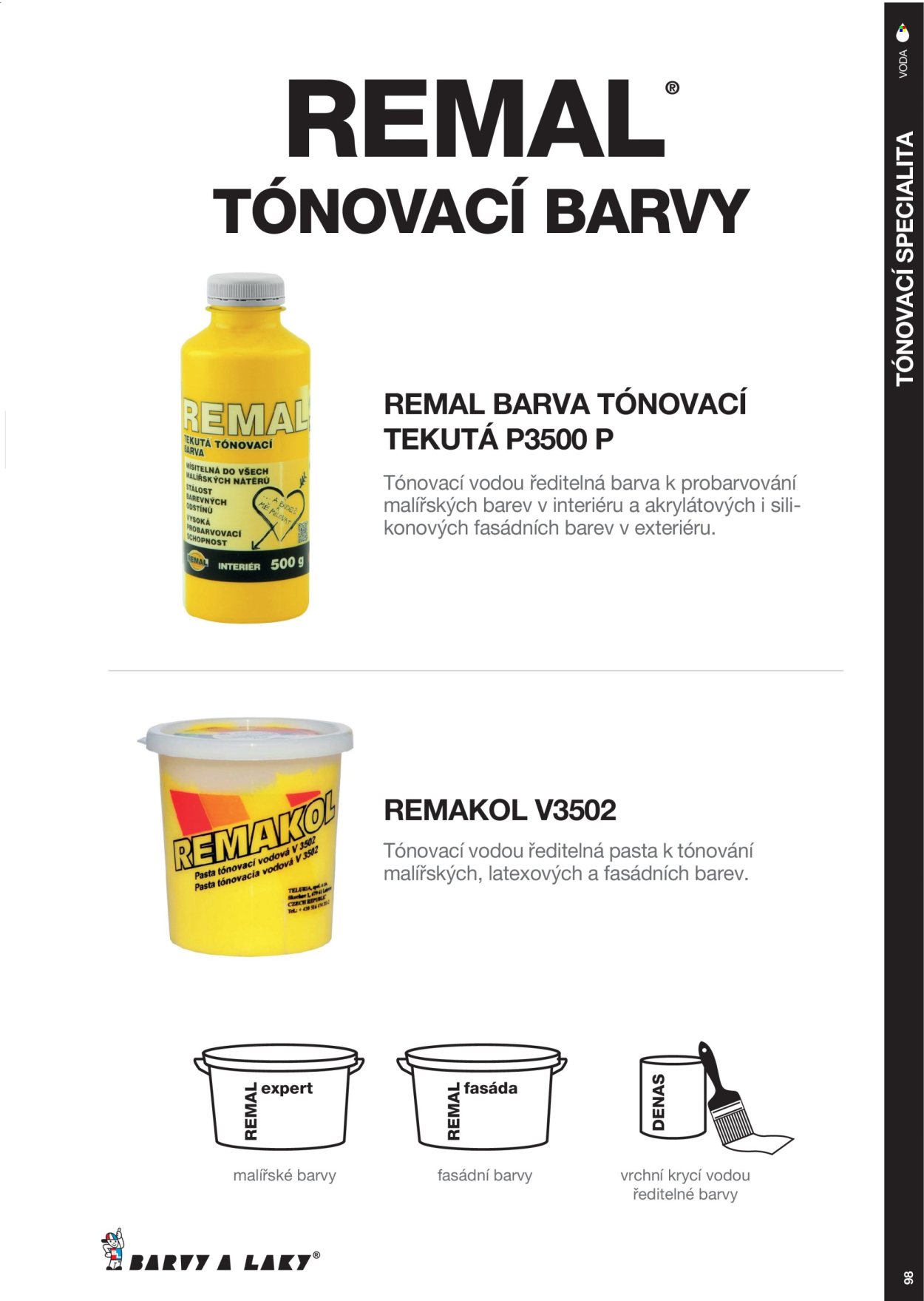 Leták Barvy a laky. Strana 87