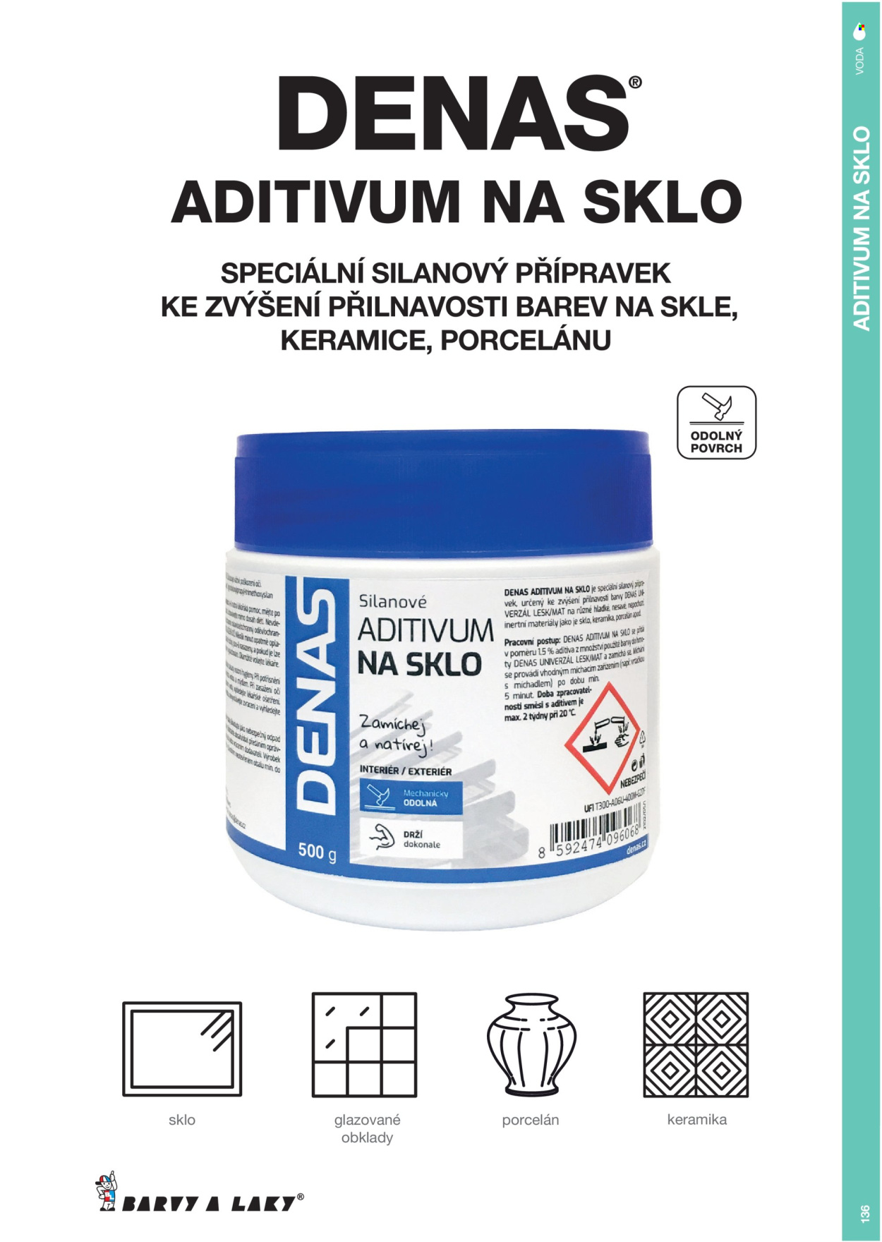 Leták Barvy a laky. Strana 11
