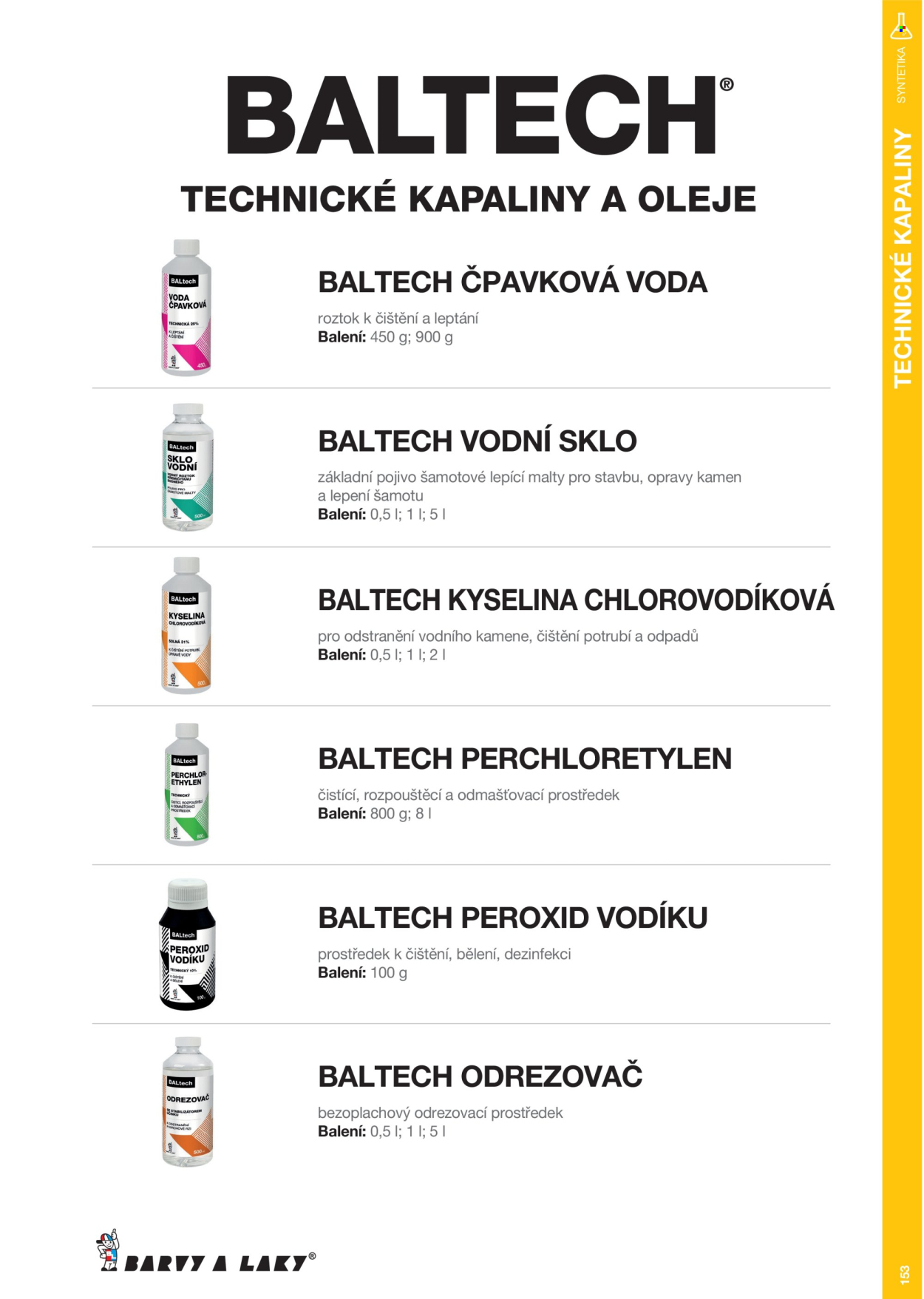 Leták Barvy a laky. Strana 5