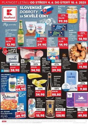 Leták Kaufland - 4.6.2025 - 10.6.2025.