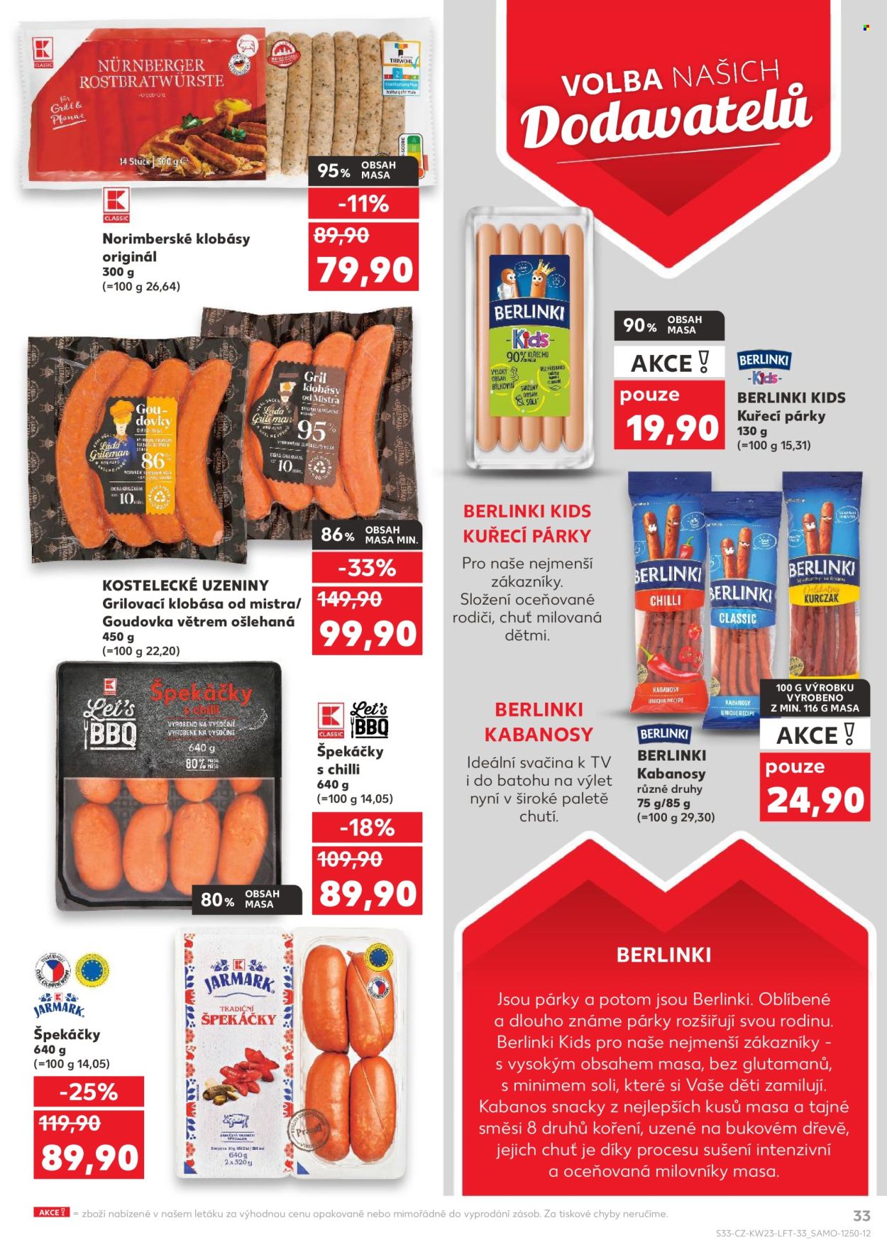 Leták Kaufland - 4.6.2025 - 10.6.2025. Strana 33