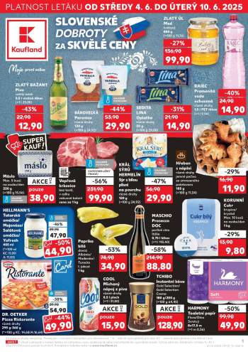 Leták Kaufland - 4.6.2025 - 10.6.2025.
