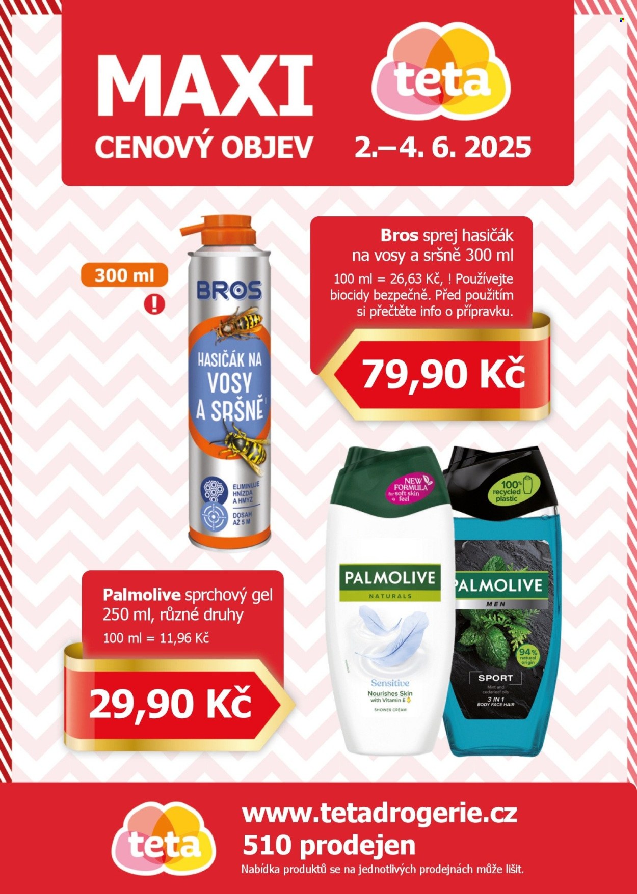 Leták Teta drogerie - 2.6.2025 - 4.6.2025. Strana 1