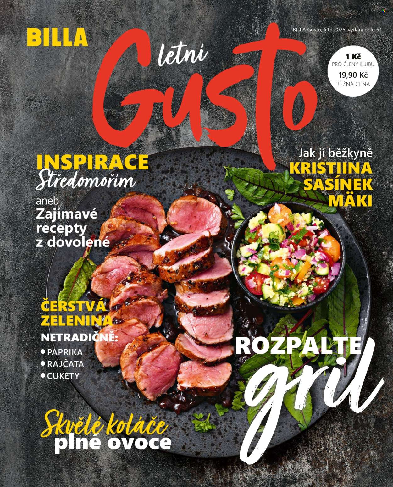 Leták BILLA. Strana 1