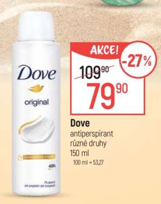 Dove antiperspirant