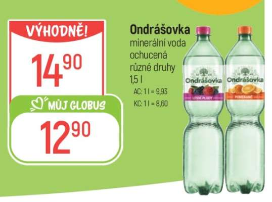 ONDRÁŠOVKA Minerální voda