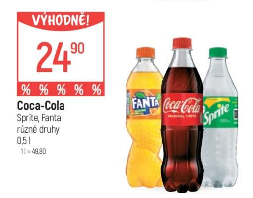 COCA COLA / SPRITE / FANTA