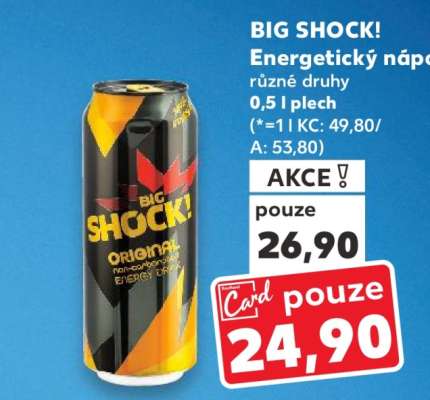 BIG SHOCK! Energetický nápoj