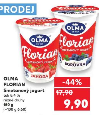 Olma Florian smetanový jogurt