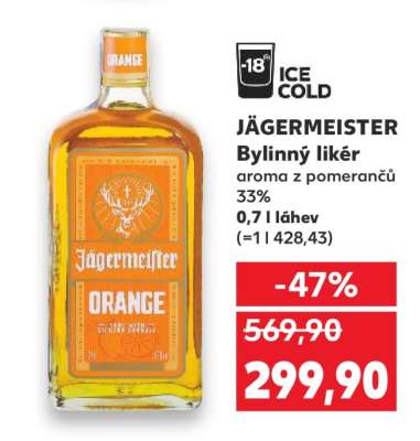 JÄGERMEISTER Bylinný likér
