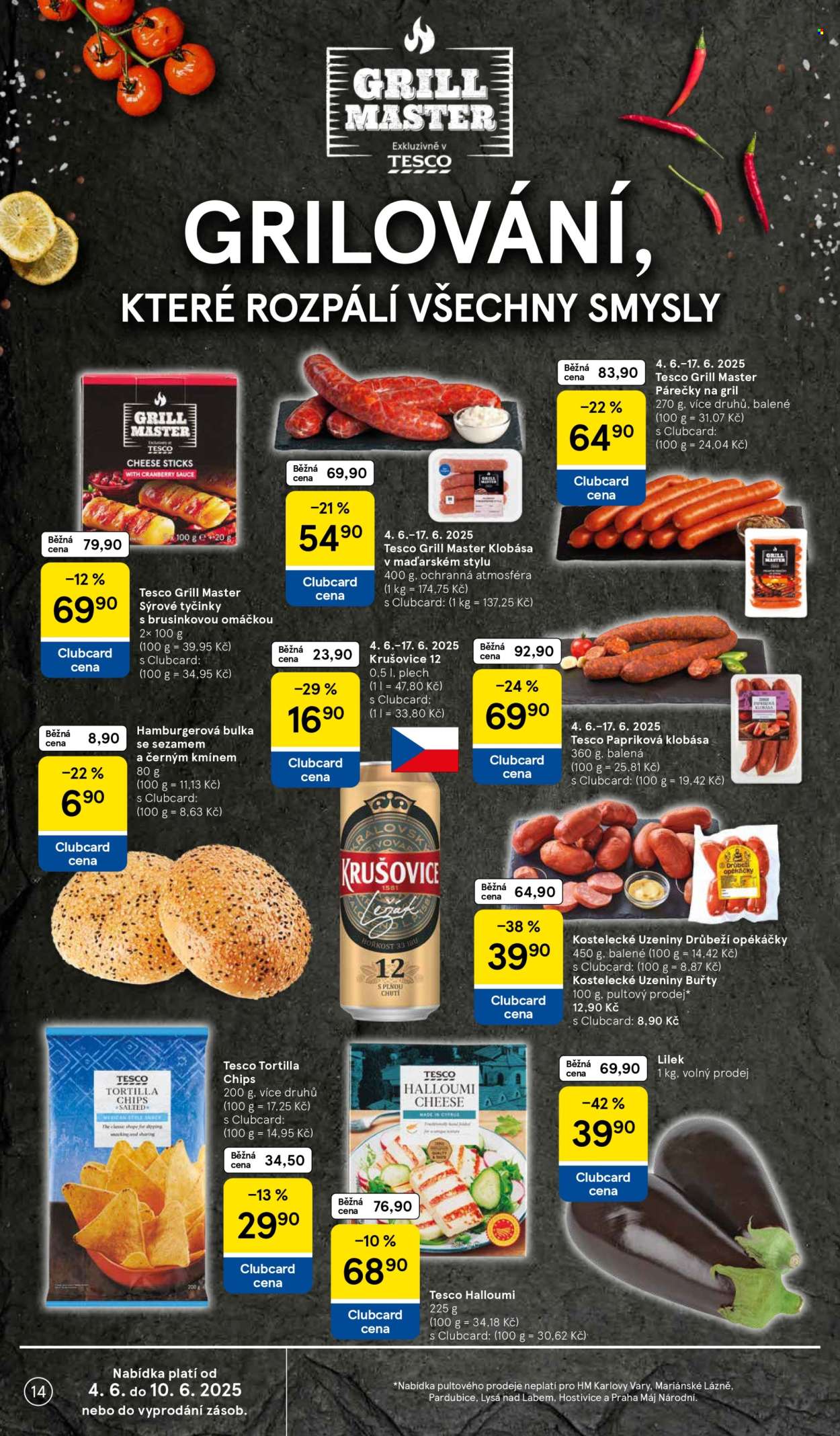 Leták TESCO - 4.6.2025 - 10.6.2025. Strana 14