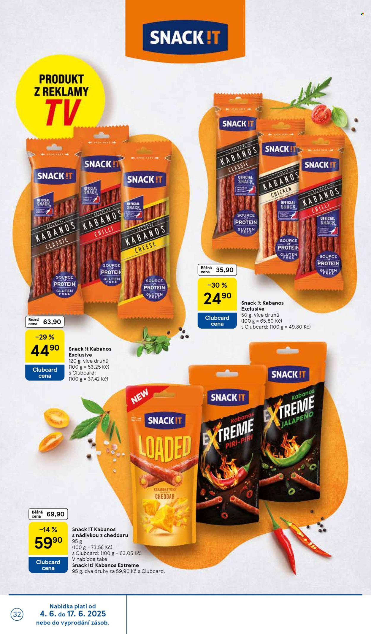 Leták TESCO - 4.6.2025 - 10.6.2025. Strana 32