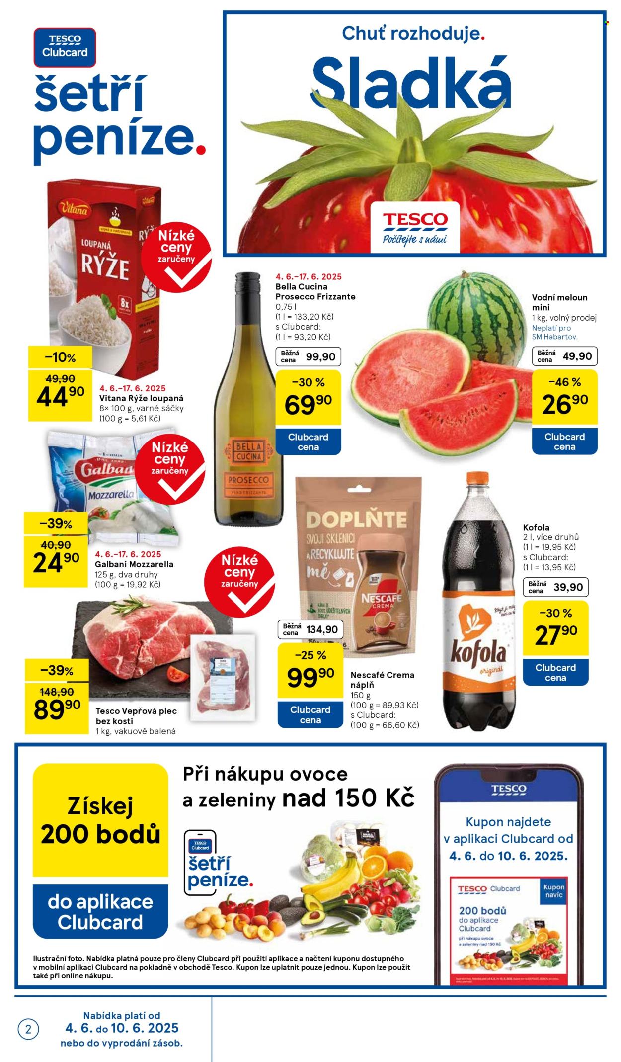 Leták TESCO supermarket - 4.6.2025 - 10.6.2025. Strana 2
