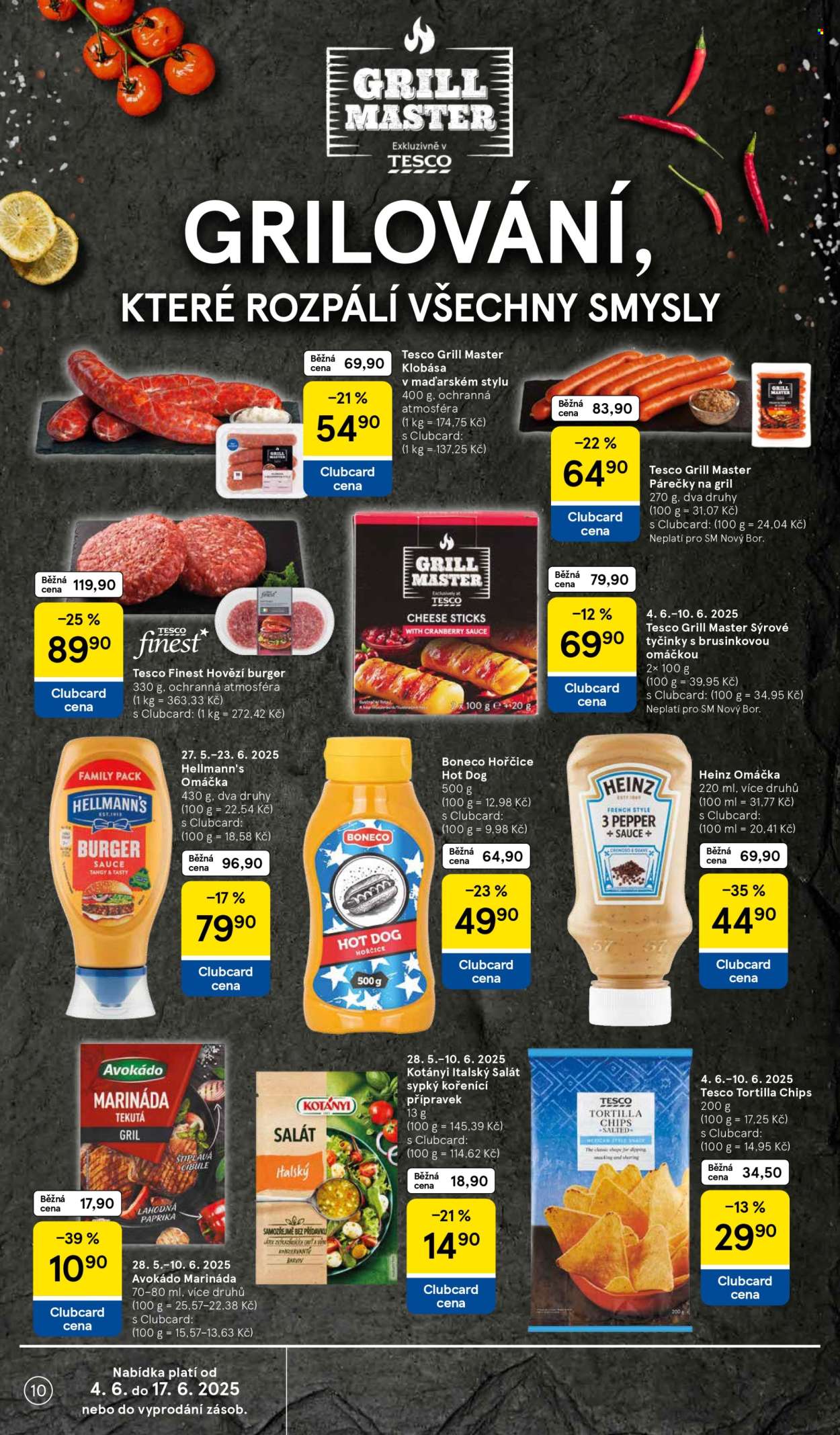Leták TESCO supermarket - 4.6.2025 - 10.6.2025. Strana 10