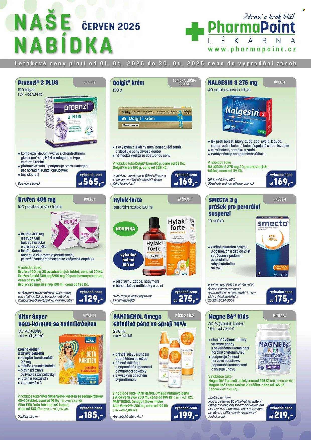 Leták PharmaPoint - 1.6.2025 - 30.6.2025. Strana 1