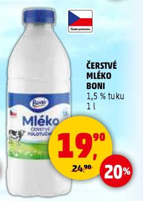 ČERSTVÉ MLÉKO BONI