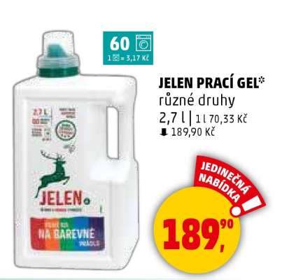 Jelen prací gel