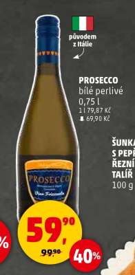 PROSECCO bílé perlivé