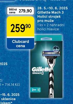 Gillette Mach 3 Holicí strojek pro muže