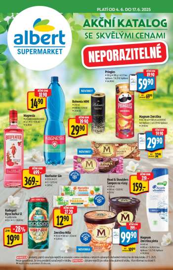 Leták Albert Supermarket - 4.6.2025 - 17.6.2025.