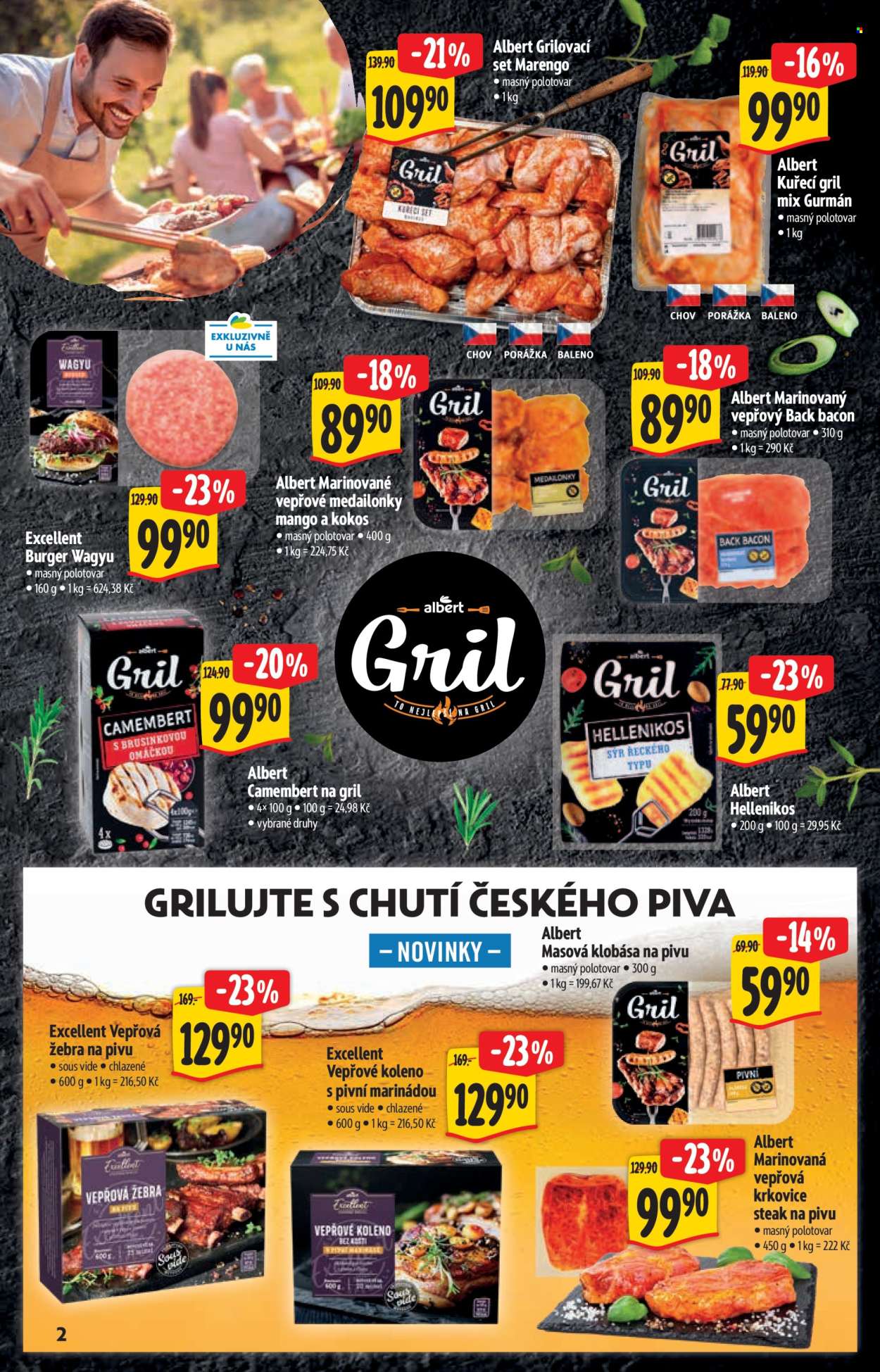 Leták Albert Supermarket - 4.6.2025 - 17.6.2025. Strana 2