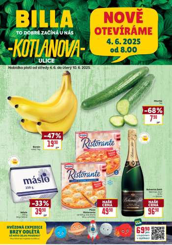 Leták BILLA - 4.6.2025 - 10.6.2025.