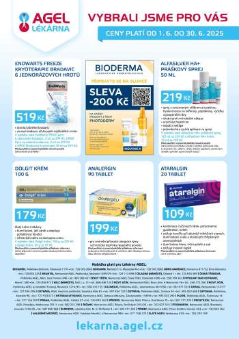 Leták AGEL lékárna - 1.6.2025 - 30.6.2025.