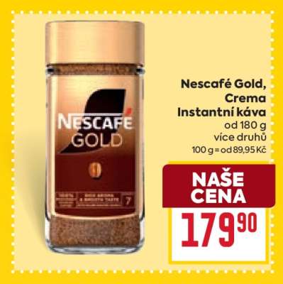 Nescafé Gold, Créma instantní káva