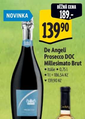De Angeli Prosecco DOC Millesimato brut