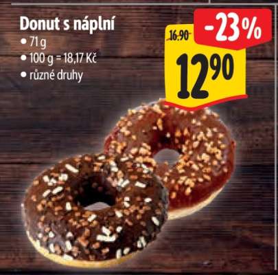 Donut s náplní*