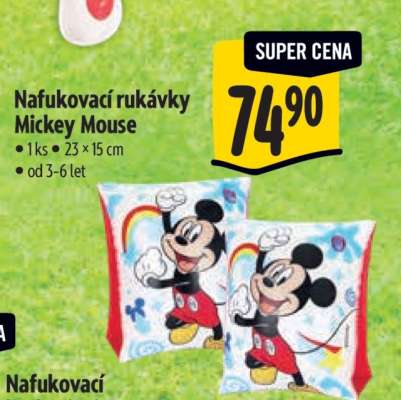 Nafukovací rukávky Mickey Mouse