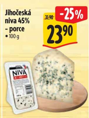 Jihočeská niva 45% porce