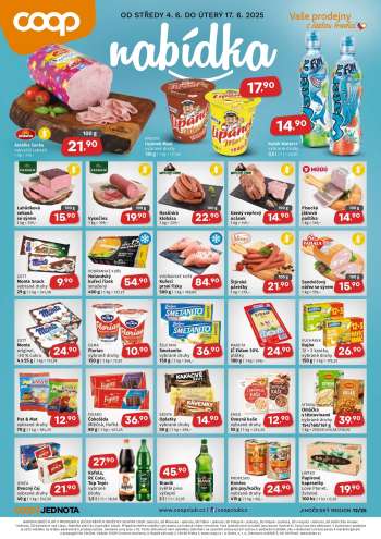 Leták coop JEDNOTA - 4.6.2025 - 17.6.2025.