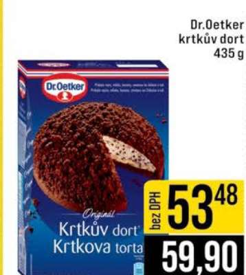 Dr. Oetker Krtkův dort