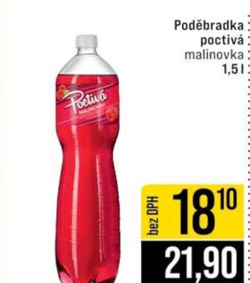 Poděbradka Poctivá malinovka