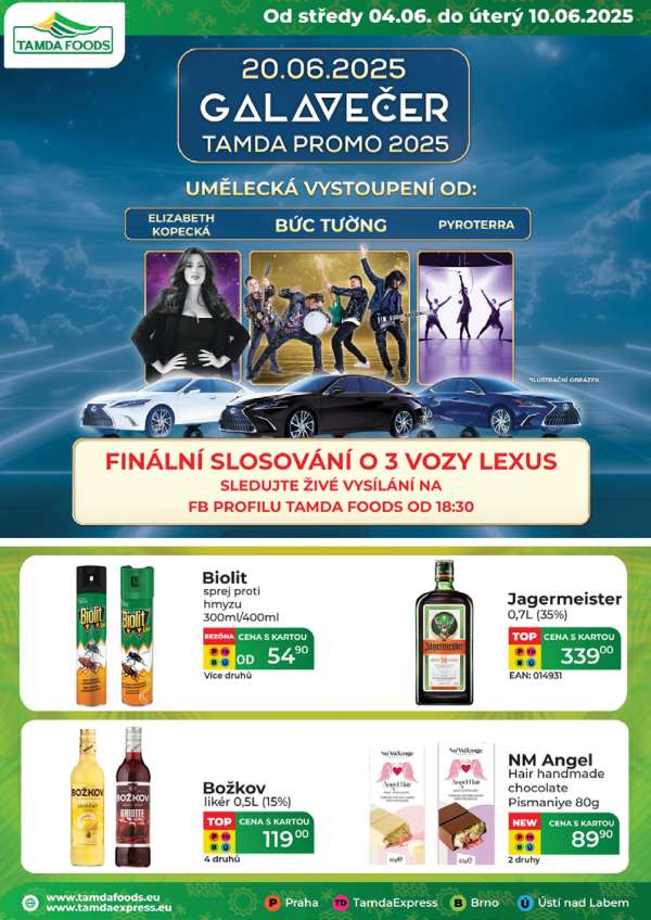 Leták Tamda Foods - 4.6.2025 - 10.6.2025.