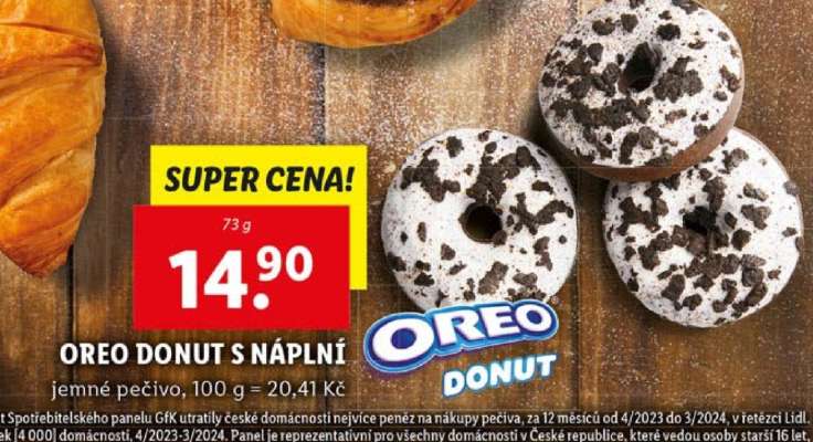 OREO DONUT S NÁPLNÍ