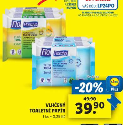Vlhčený toaletní papír