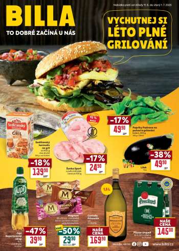 Leták BILLA - 11.6.2025 - 1.7.2025.