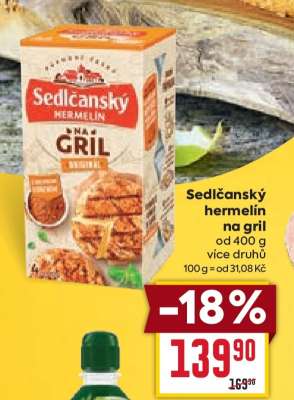 Sedlčanský hermelín na gril