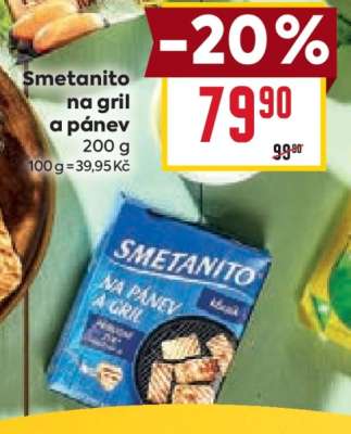 Smetanito na gril a pánev