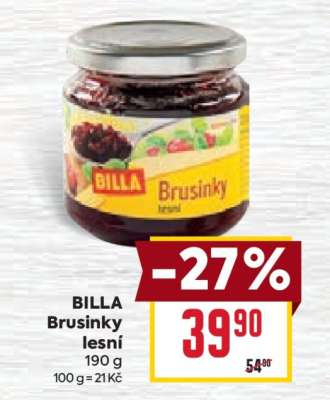 BILLA Brusinky lesní