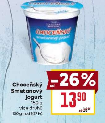 Choceňský smetanový jogurt