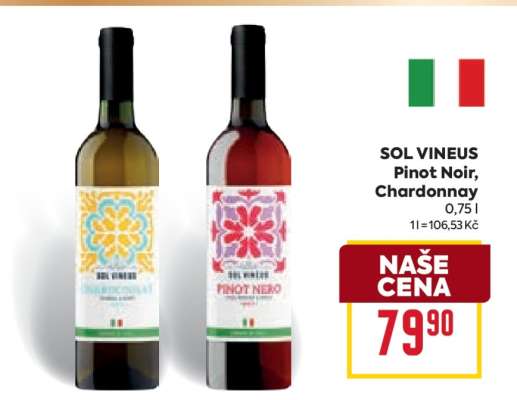 SOL VINEUS Pinot Noir, Chardonnay