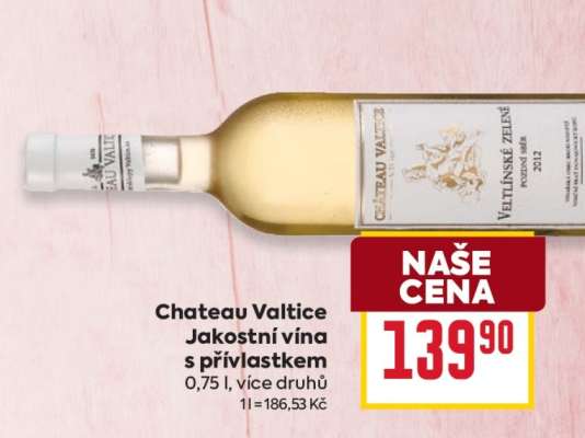 Château Valtice jakostní vína s přívlastkem