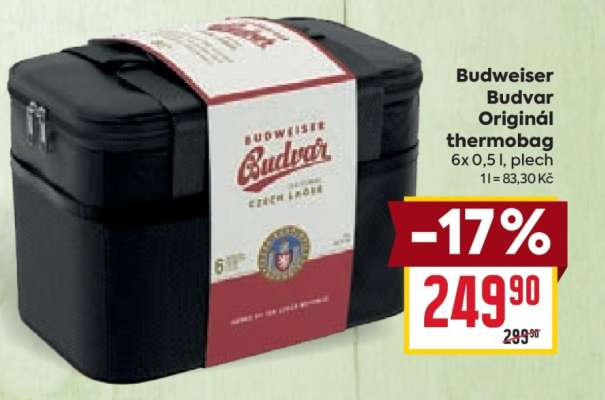 Budweiser Budvar Original Thermobag