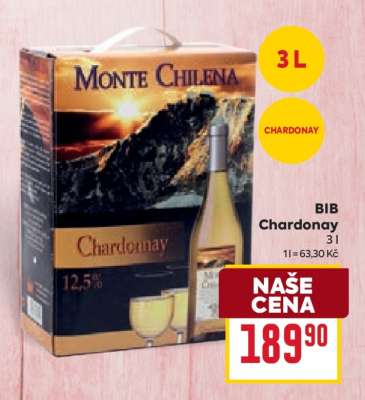Monte Chilena Chardonnay 3L