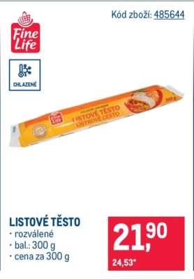 Listové těsto