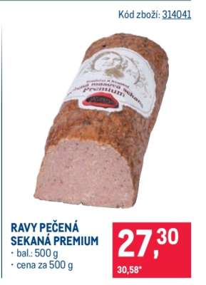 RAVY PEČENÁ SEKANÁ PREMIUM